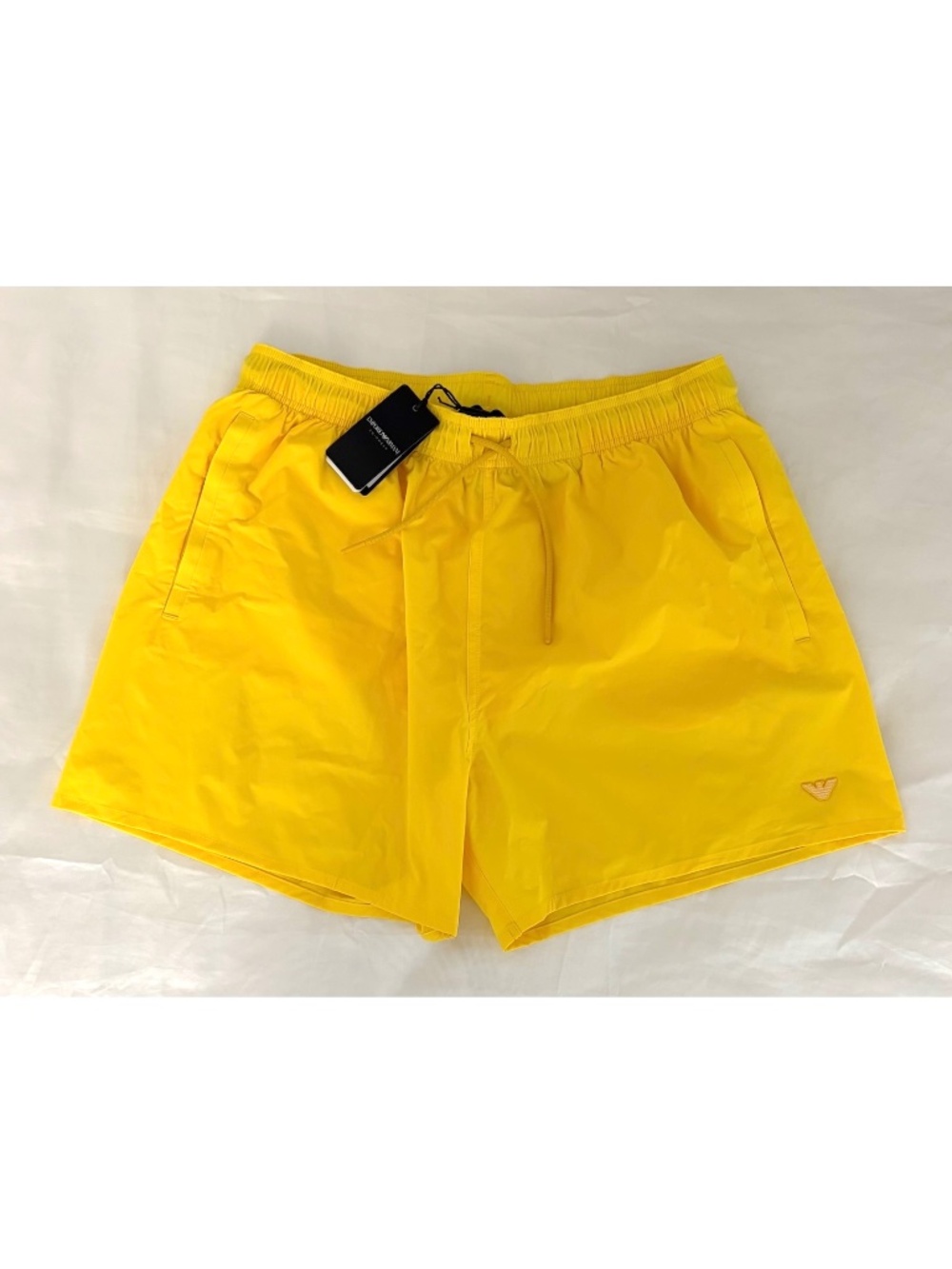 EMPORIO ARMANI Men's Swim Shorts Yellow (XL: 34-36 Waist) (NEW) $225 MSRP